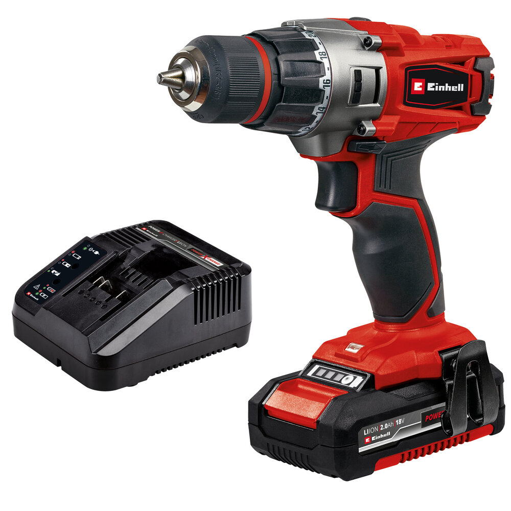 EINHELL Akku-Bohrschrauber TE-CD 18/2 Li (1x2.0Ah)