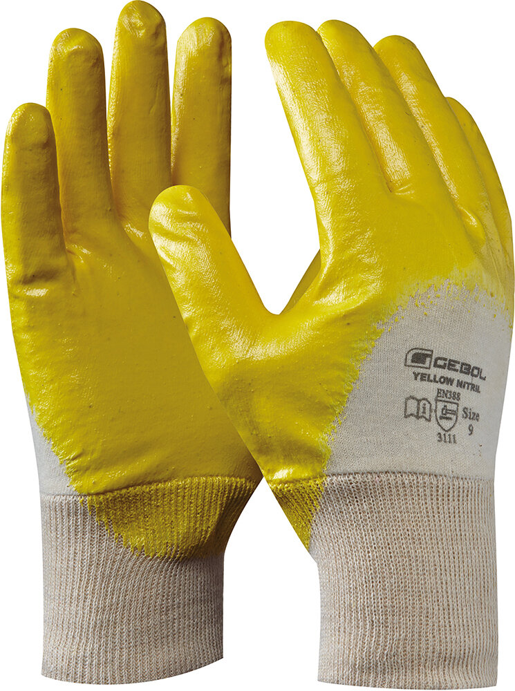 GEBOL Handschuhe Yellow Nitril Gr. 10
