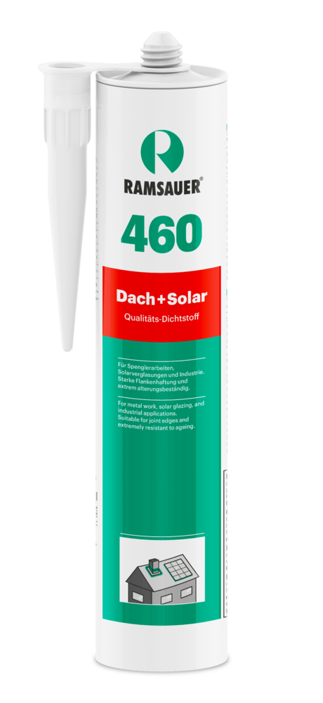 RAMSAUER Silikon Dichtmasse 460 Dach+Solar, transparent 310ml