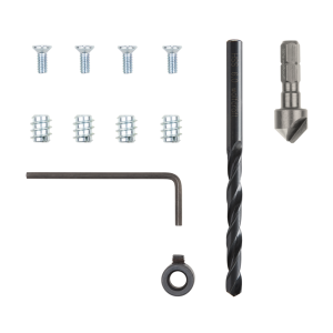 WOLFCRAFT Reparaturset für Topfscharniere – Korpusseite, 12-tlg. WOLFCRAFT Reparaturset für Topfscharniere – Korpusseite, 12-tlg.