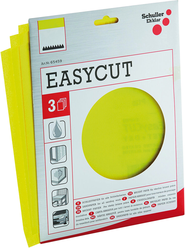 SCHULLER Eh'klar Universal-Schleifpapier Easycut 230 x 280 mm K80