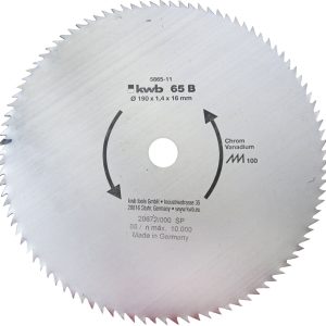 KWB Feinzahn-Sägeblatt 190 x 16 mm Ø, 100 Zähne KWB Feinzahn-Sägeblatt 190 x 16 mm Ø, 100 Zähne