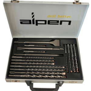 ALPEN SDS-Plus-Bohrer- / Meißel-Set KIT 16-tlg. ALPEN SDS-Plus-Bohrer- / Meißel-Set KIT 16-tlg.