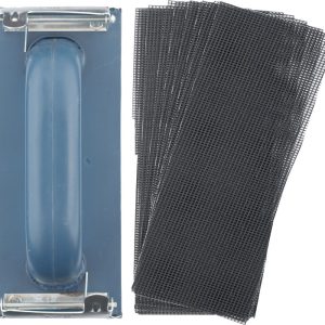 KWB Handschleifer-Set mit 2 Gitterleinenstreifen KWB Handschleifer-Set mit 2 Gitterleinenstreifen