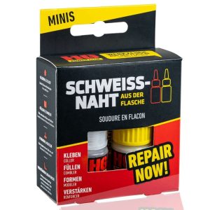 HG POWER GLUE Schweißnaht aus der Flasche Mini 5 g + 10 g Granulat HG POWER GLUE Schweißnaht aus der Flasche Mini 5 g + 10 g Granulat