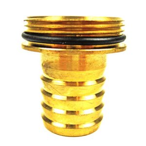 PUTEUS 1/3-Messing-Übergang 5/4"-AG auf 1"-Schlauchtülle