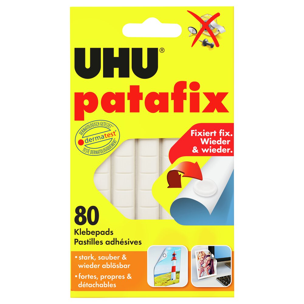 UHU UHU patafix weiss 80 Pads