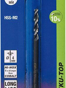 KWB HSS-Bohrer HI-NOX 4 mm Ø AkkuTop KWB HSS-Bohrer HI-NOX 4 mm Ø AkkuTop