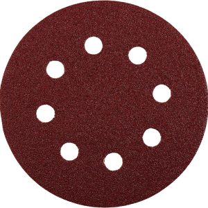 KWB 5 QUICK-STICK Schleifscheiben Ø 125 mm, gelocht, K 180, HOLZ & METALL, Edelkorund KWB 5 QUICK-STICK Schleifscheiben Ø 125 mm, gelocht, K 180, HOLZ & METALL, Edelkorund