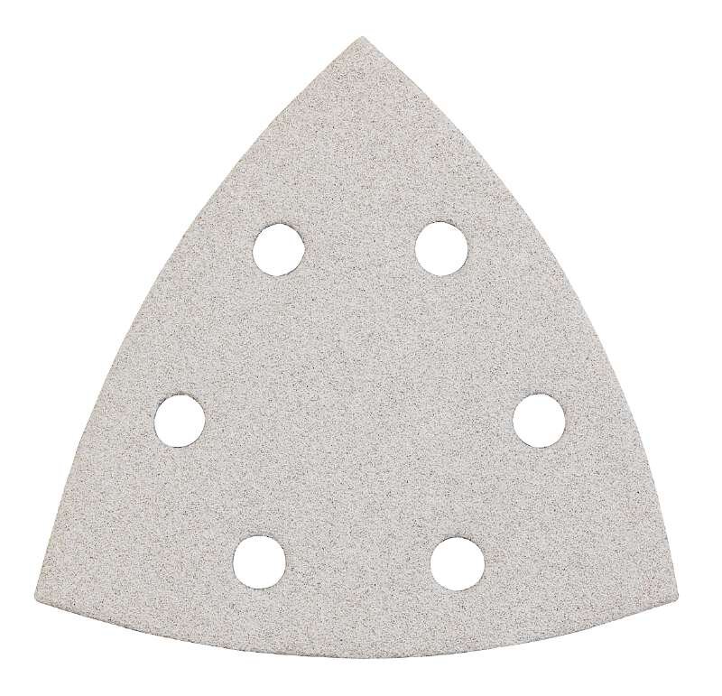 KWB 5 QUICK-STICK Schleifdreiecke, Silberschliff, 96 mm