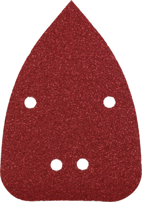 KWB 5 QUICK-STICK Schleifdreiecke 96x136 mm, K 120, HOLZ & METALL, Edelkorund