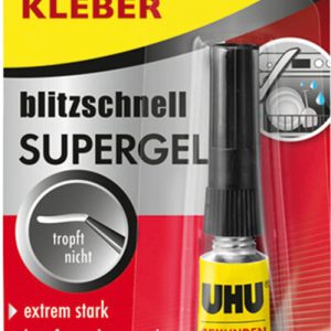 UHU Sekundenkleber Supergel 3 g UHU Sekundenkleber Supergel 3 g