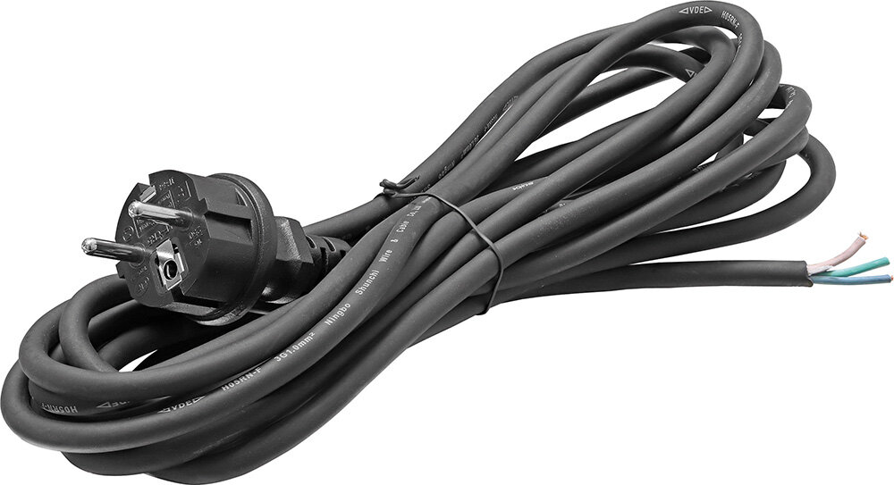 ERBA Gummi-Kabel 5 m 3 x 1