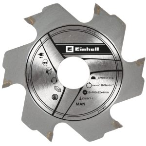 EINHELL Flachdübelfräsen-Zubehör Fräserblatt 100x22x4,0 mm 6Z.