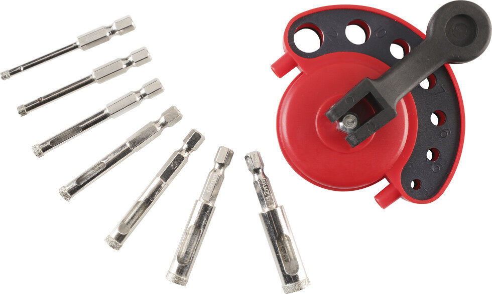 KWB Diamant-Fliesenbohrer-Set 8-tlg., Ø 4-12 mm