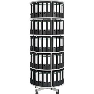 5 Etagen Ordner-Drehsäule + 40 Schäfer Shop Select DIN A4-Ordner, 80 mm schwarz GRATIS 5 Etagen Ordner-Drehsäule + 40 Schäfer Shop Select DIN A4-Ordner, 80 mm schwarz GRATIS