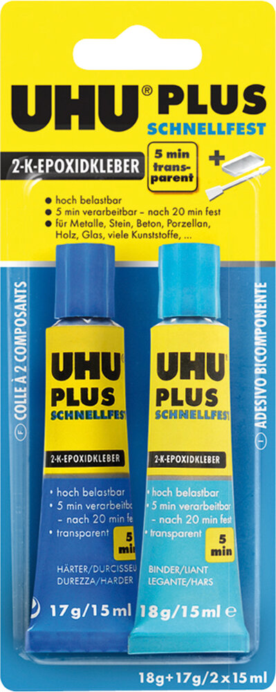 UHU 2-K-Epoxidkleber Plus schnellfest 35 g
