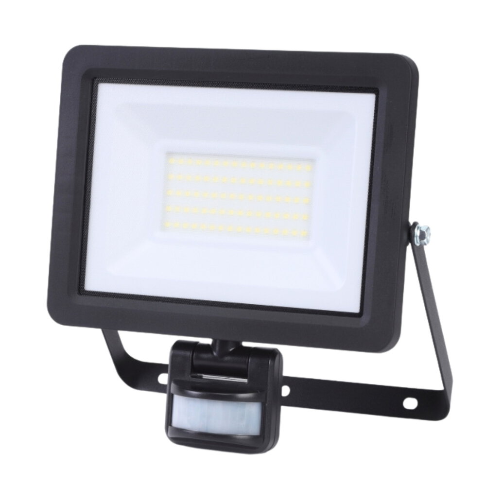 ERBA LED-Strahler 50 Watt+BWM schwarz