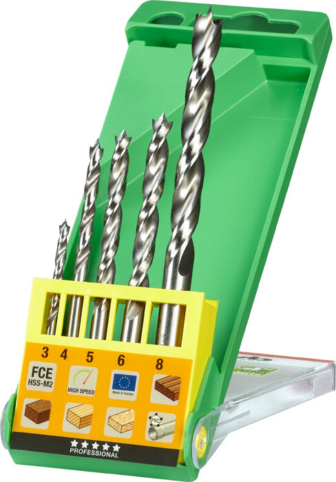 KWB FCE Hartholzbohrer Set, 5-tlg.