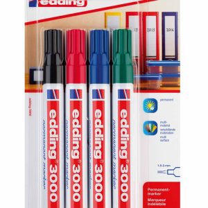 EDDING Permanent-Marker-Set e-3000/4 4-tlg.
