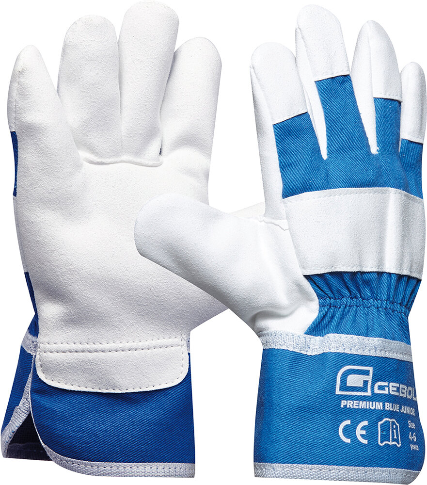 GEBOL Handschuhe Premium Blue Junior