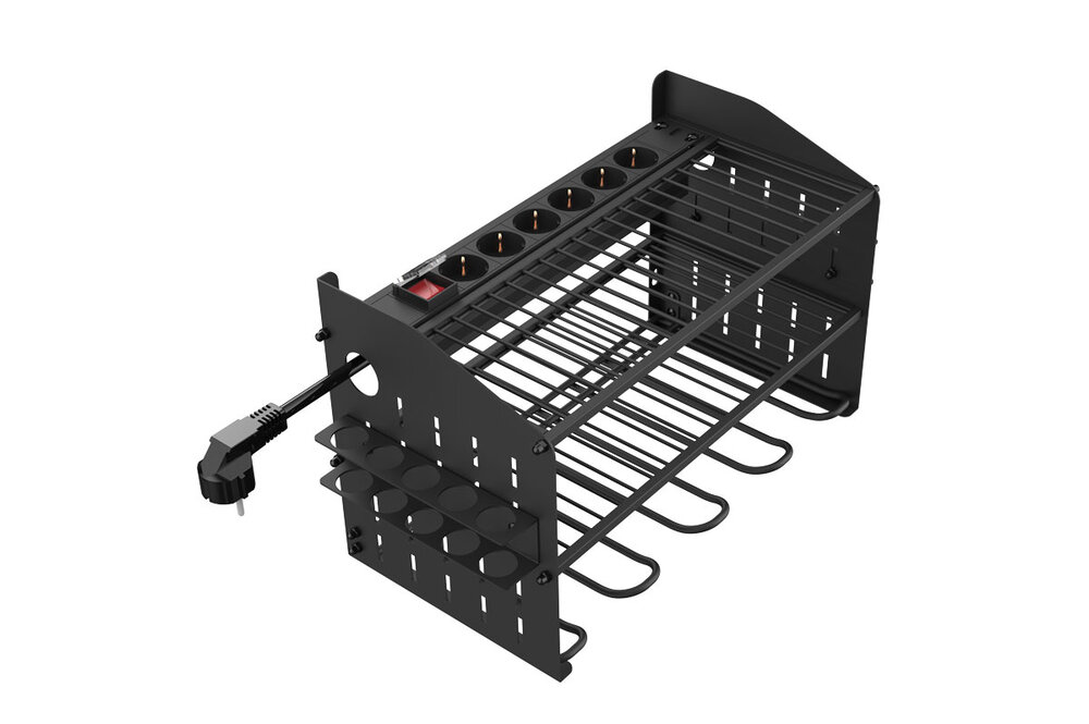Zgonc Wandhalter für Werkzeug mit Steckdose