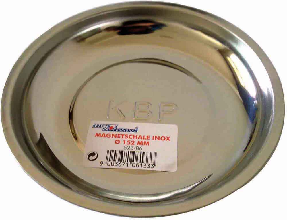 KRAFTBOX PROFESSIONAL Edelstahl-Magnetschale rund 15 cm Ø