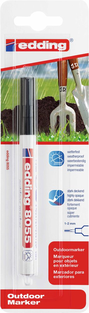 EDDING Outdoor-Marker schwarz