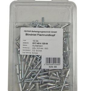 FEIFAR 100 Blindnieten 4,8 x 14,0 mm FEIFAR 100 Blindnieten 4,8 x 14,0 mm