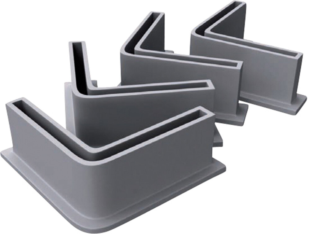 AR STORAGE 4 Plastikfüße 4 x 4 cm