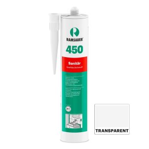 RAMSAUER Sanitär-Silikon-Dichtmasse transparent 310 ml RAMSAUER Sanitär-Silikon-Dichtmasse transparent 310 ml