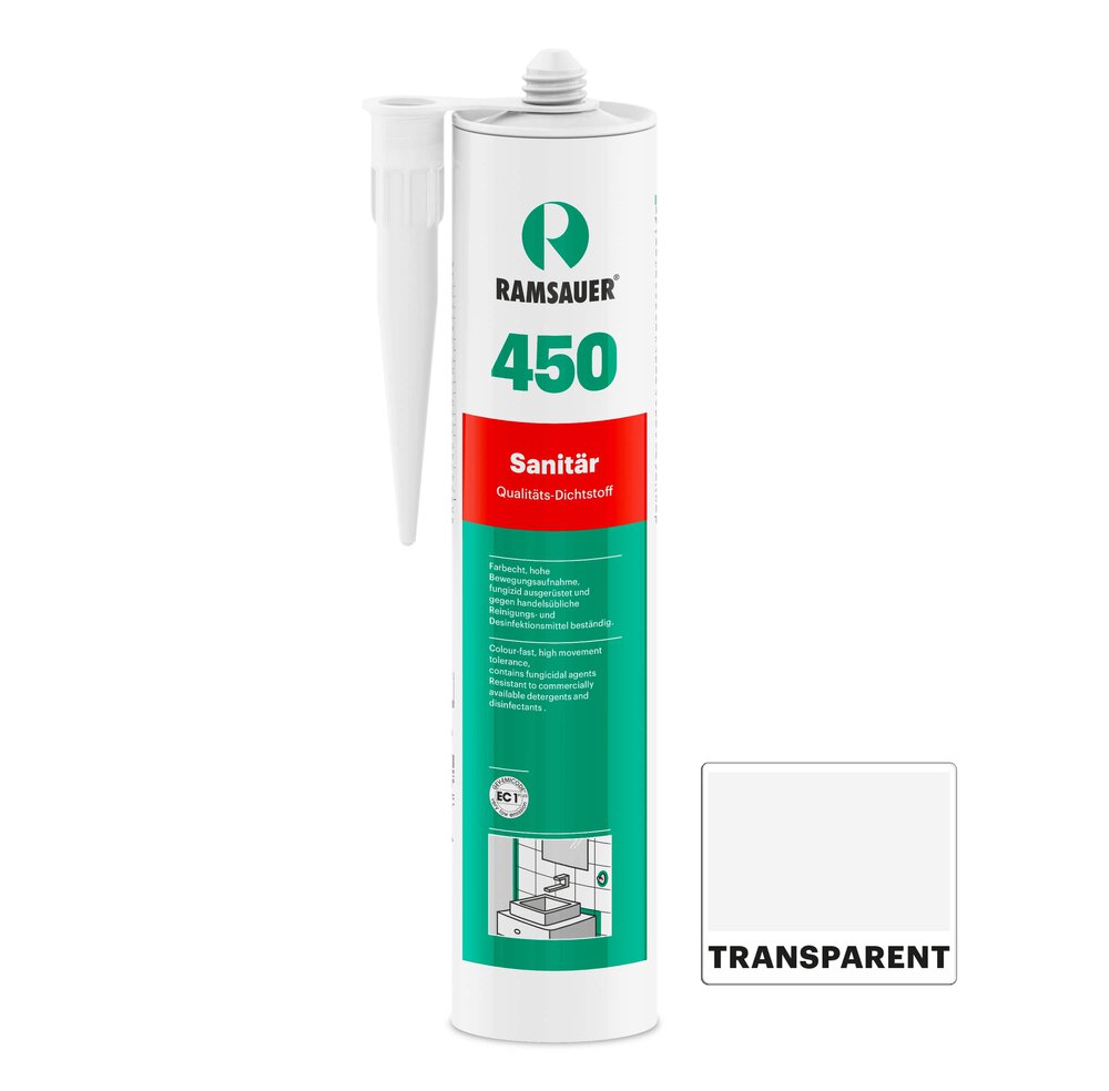 RAMSAUER Sanitär-Silikon-Dichtmasse transparent 310 ml