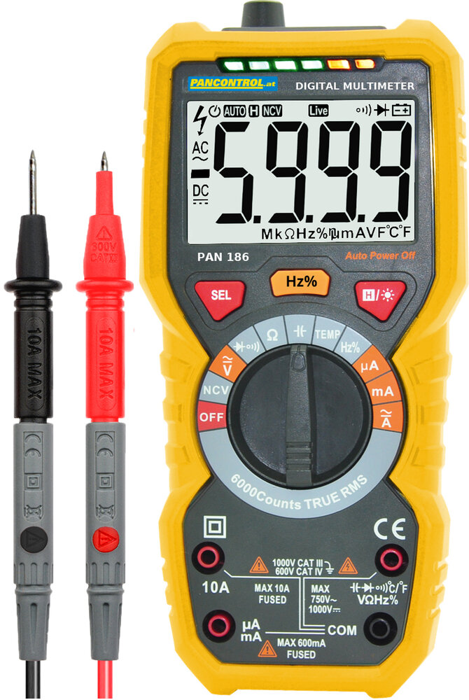 PANCONTROL Digital-Multimeter 186