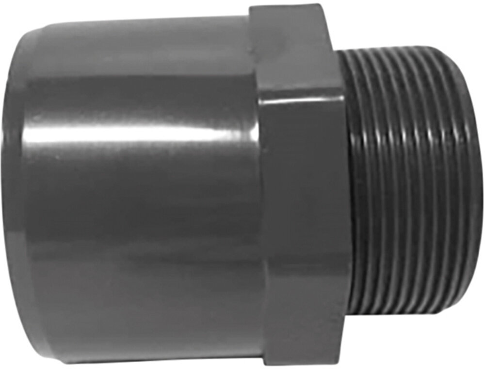 PVC-Übergangsnippel 50/63 mm Ø x 5/4" AG