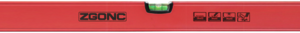 Zgonc Alu-Wasserwaage 200 cm rot