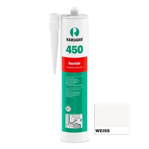 RAMSAUER Sanitär-Silikon-Dichtmasse weiß 310 ml RAMSAUER Sanitär-Silikon-Dichtmasse weiß 310 ml
