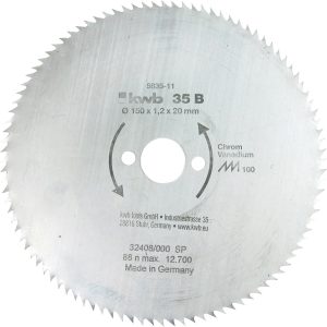 KWB Feinzahn-Sägeblatt 150 x 20 mm Ø, 100 Zähne KWB Feinzahn-Sägeblatt 150 x 20 mm Ø, 100 Zähne