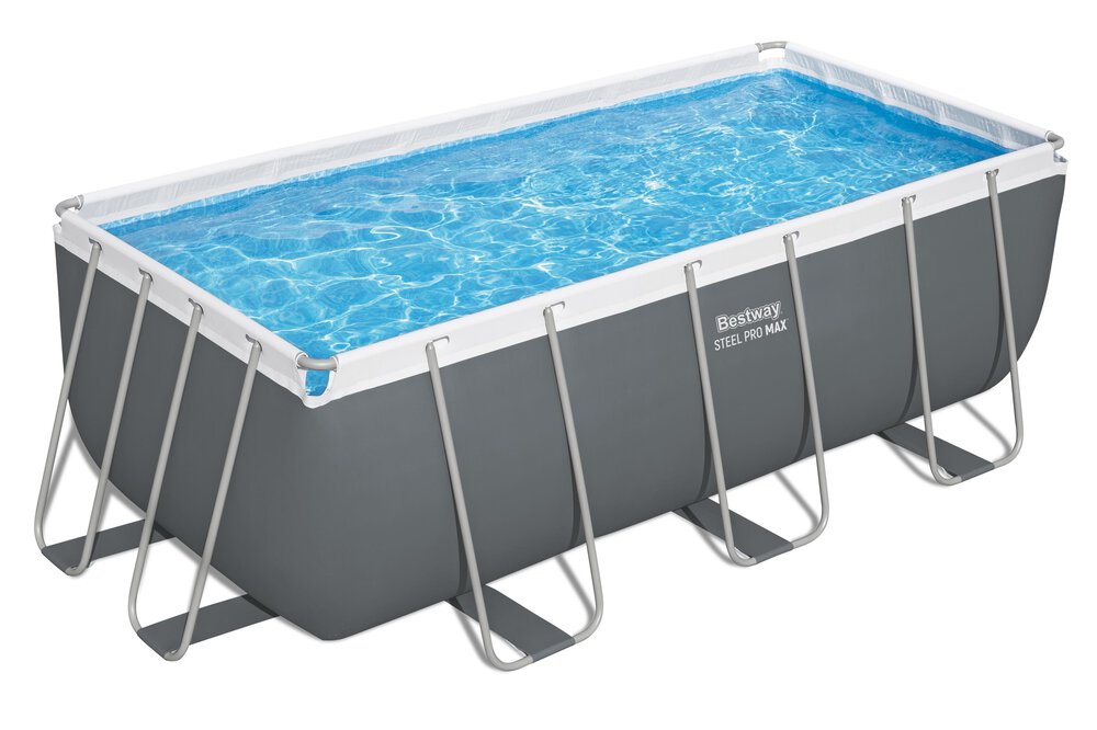 BESTWAY Stahlrahmen-Pool 412 x 201 x 122 cm