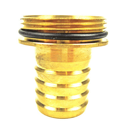 PUTEUS 1/3-Messing-Übergang 5/4"-AG auf 5/4"-Schlauchtülle