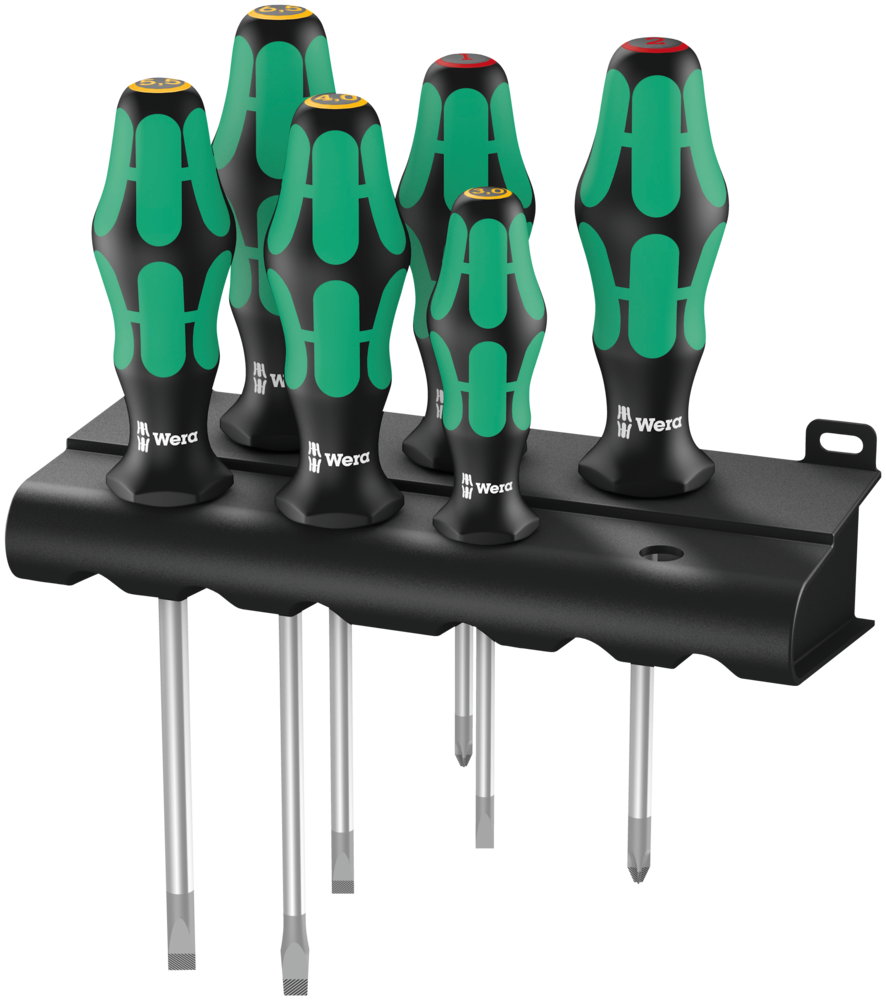 WERA Schraubenzieher-Satz Kraftform Plus 300