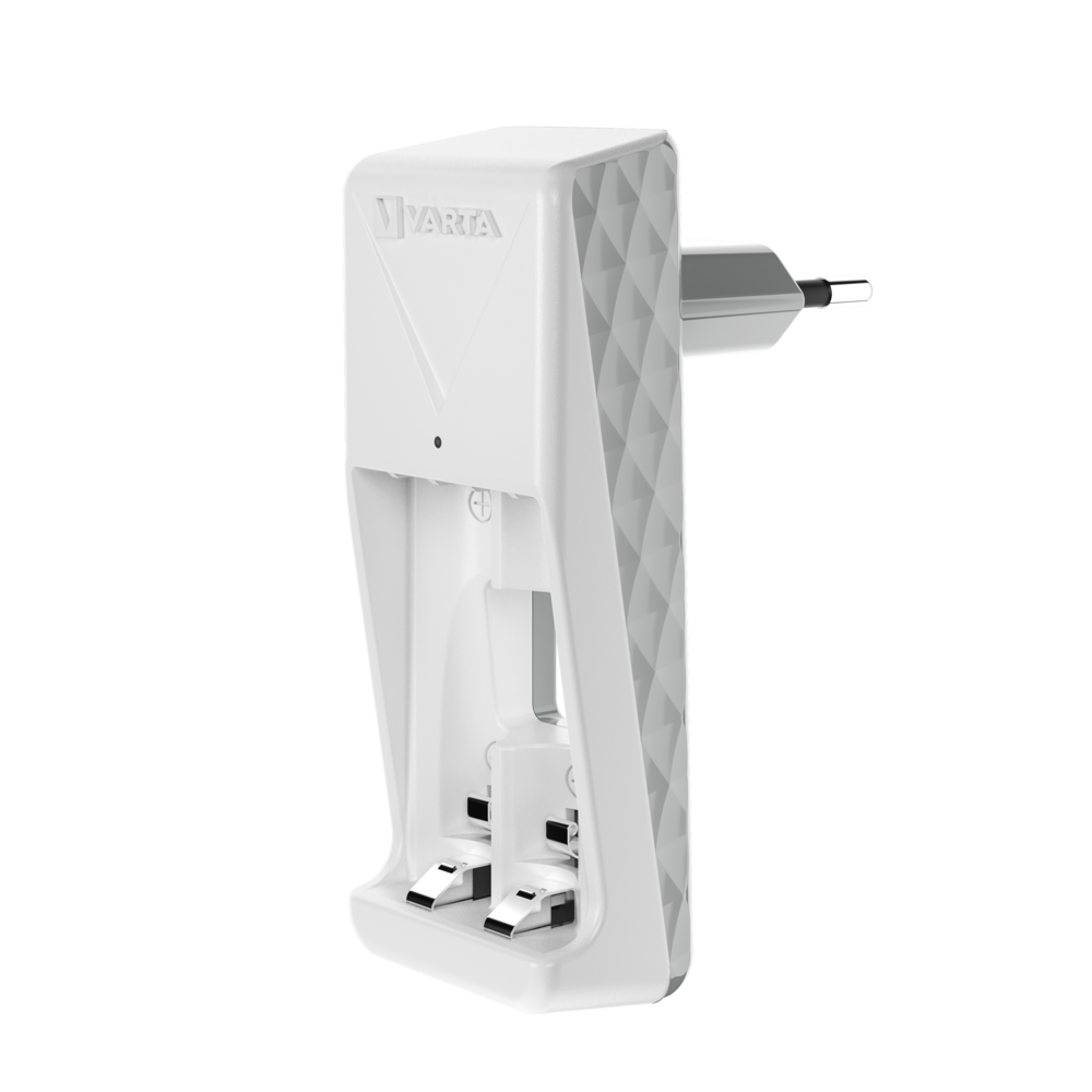VARTA Batterie-Ladegerät Minicharger, weiß