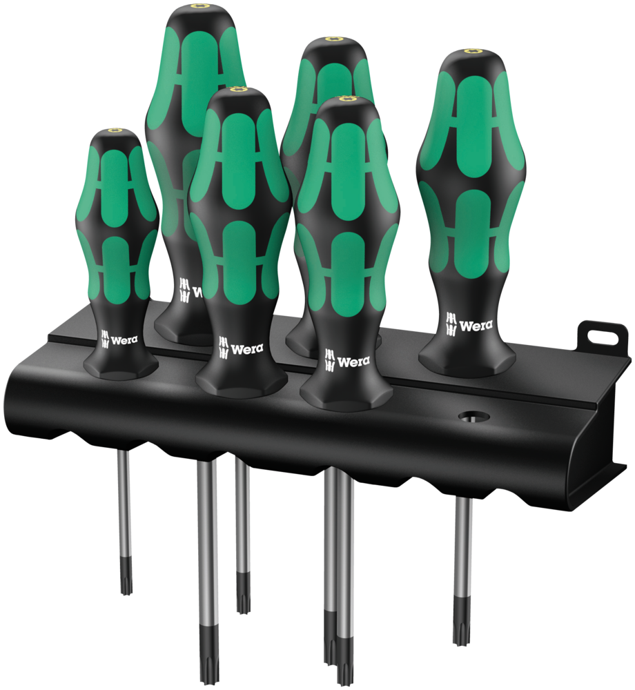 WERA Torx-Schraubenzieher-Satz 6-tlg. Kraftform Plus 300