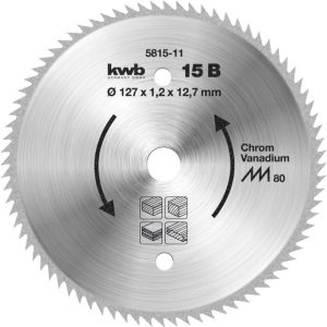KWB Profilholz-Kreissägeblätter für Handkreissägen Ø 127 x 12,75 mm KWB Profilholz-Kreissägeblätter für Handkreissägen Ø 127 x 12,75 mm