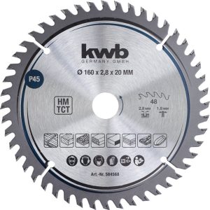 KWB Präzisions-Kreissägeblätter für Handkreissägen Ø 160 x 20 mm KWB Präzisions-Kreissägeblätter für Handkreissägen Ø 160 x 20 mm