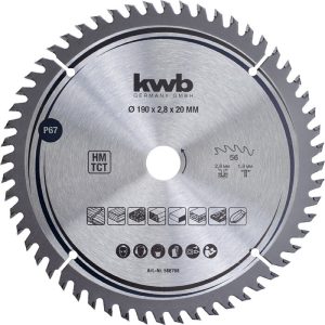 KWB Präzisions-Kreissägeblätter für Handkreissägen Ø 190 x 20 mm KWB Präzisions-Kreissägeblätter für Handkreissägen Ø 190 x 20 mm