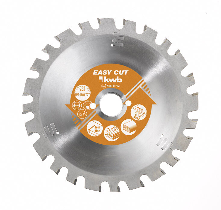 KWB EASY-CUT Kreissägeblätter für Handkreissägen Ø 190 x 30 mm