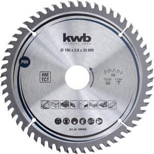 KWB Präzisions-Kreissägeblätter für Handkreissägen Ø 190 x 30 mm KWB Präzisions-Kreissägeblätter für Handkreissägen Ø 190 x 30 mm