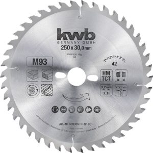 KWB Spanplatten-Kreissägeblätter Ø 250 x 30 mm KWB Spanplatten-Kreissägeblätter Ø 250 x 30 mm