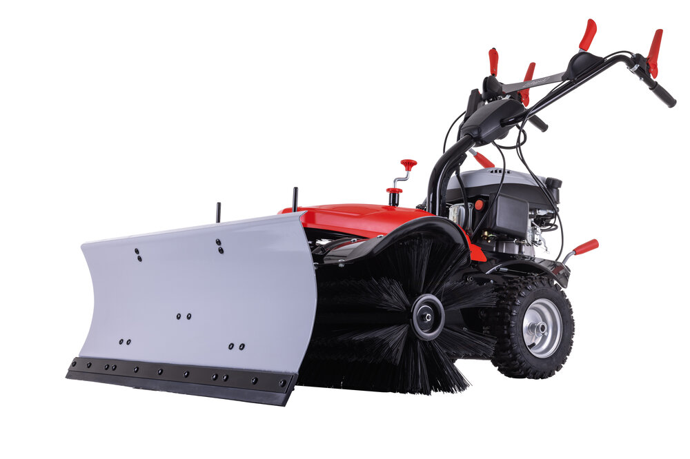 SCHEPPACH Benzin-Kehrmaschine + Schneeschild