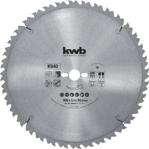 KWB Bauholz-Kreissägeblätter für Bau- und Tischkreissägen Ø 400 x 30 mm KWB Bauholz-Kreissägeblätter für Bau- und Tischkreissägen Ø 400 x 30 mm